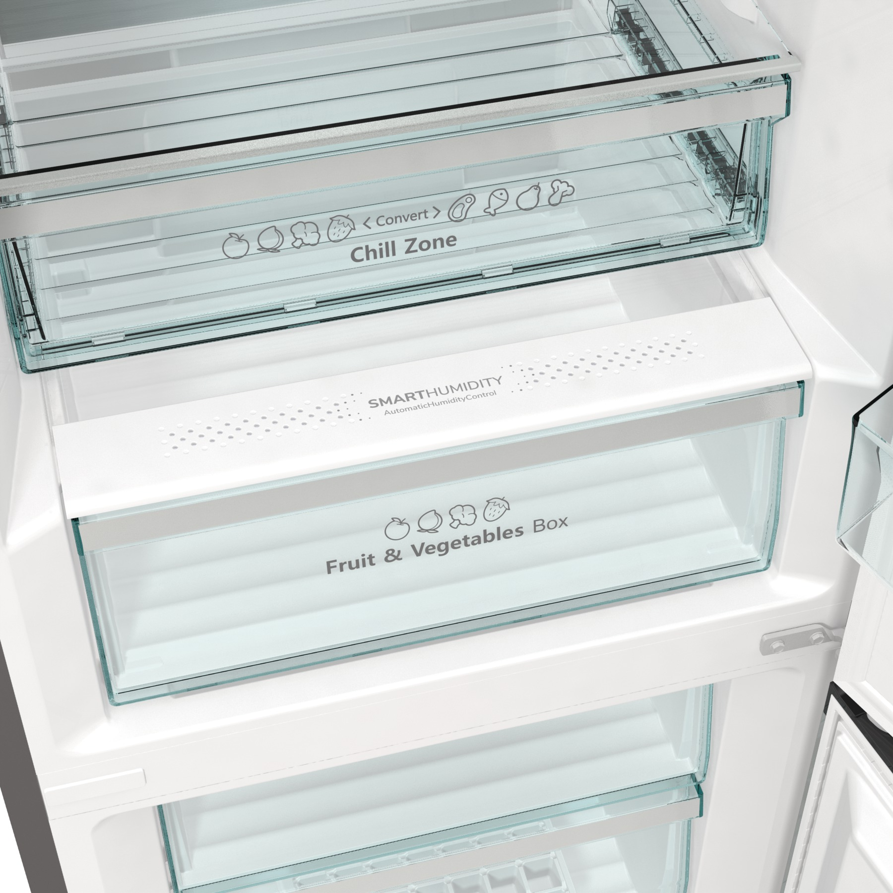 HISENSE RB424N4CIC Kühlgefrierkombination (C, 326 l, 1850 mm hoch, Silber)