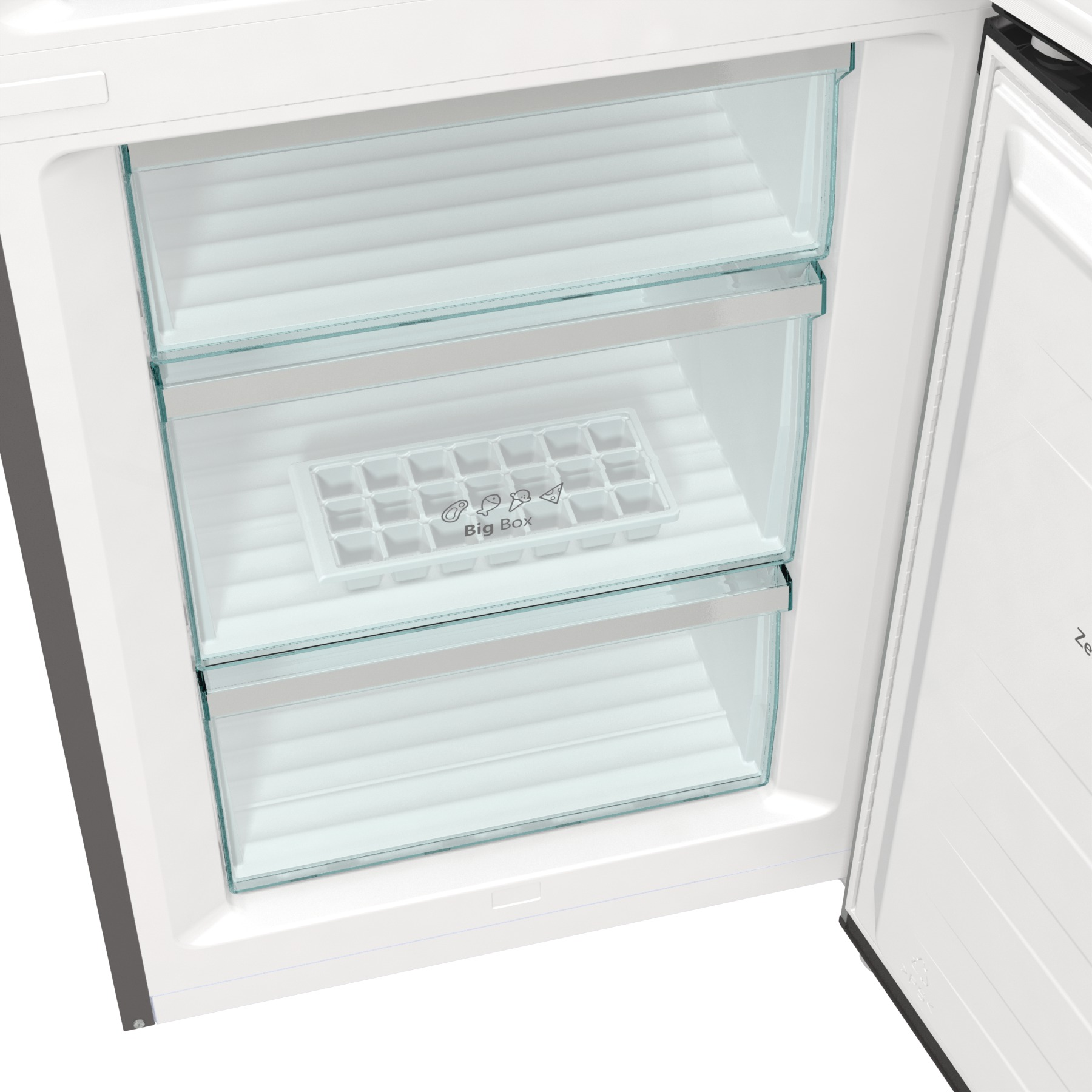 HISENSE RB424N4CIC Kühlgefrierkombination (C, 326 l, 1850 mm hoch, Silber)