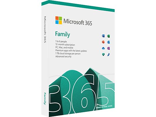 Microsoft 365 Family - PC/MAC - English