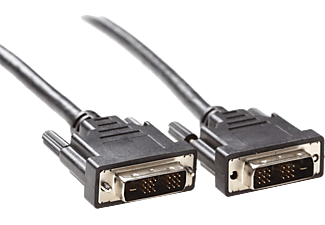 EWENT EW9830 DVI-D single Link összekötő kábel, 2m, fekete