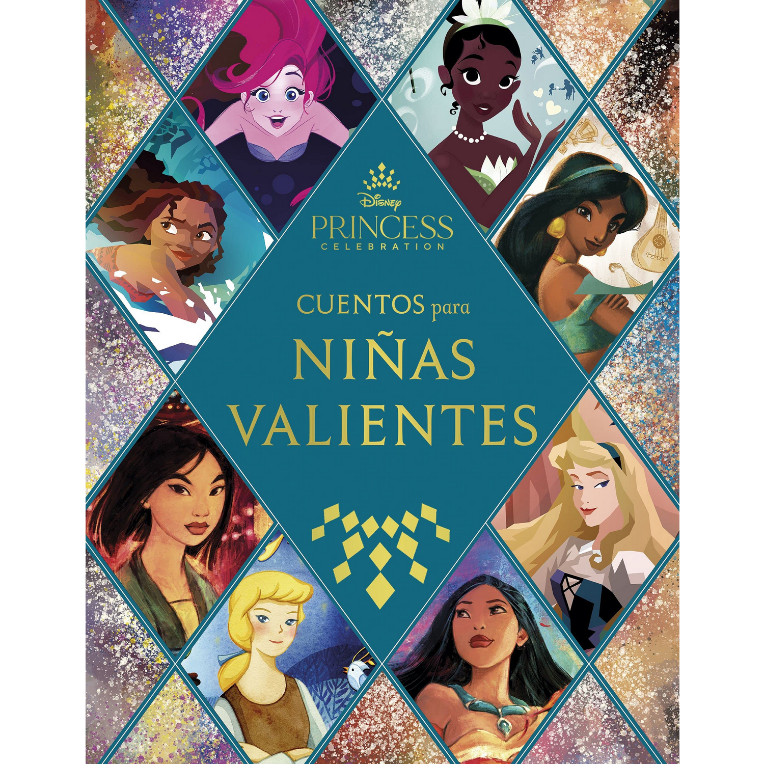 Princesas. Cuentos Para niñas valientes tapa dura libro de disney español