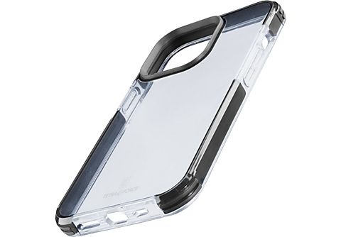 Funda - CellularLine TETRACIPH13MINT, Para Apple iPhone 13 mini, Versaflex, Trasera, Negro/Transparente