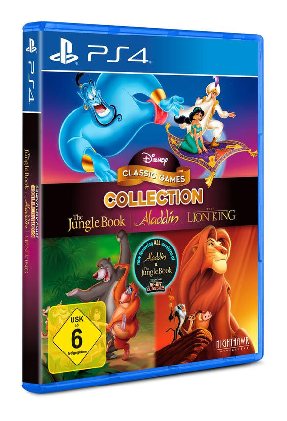 Lion & - King Disney Book [PlayStation - Classic & Aladdin 4] Jungle