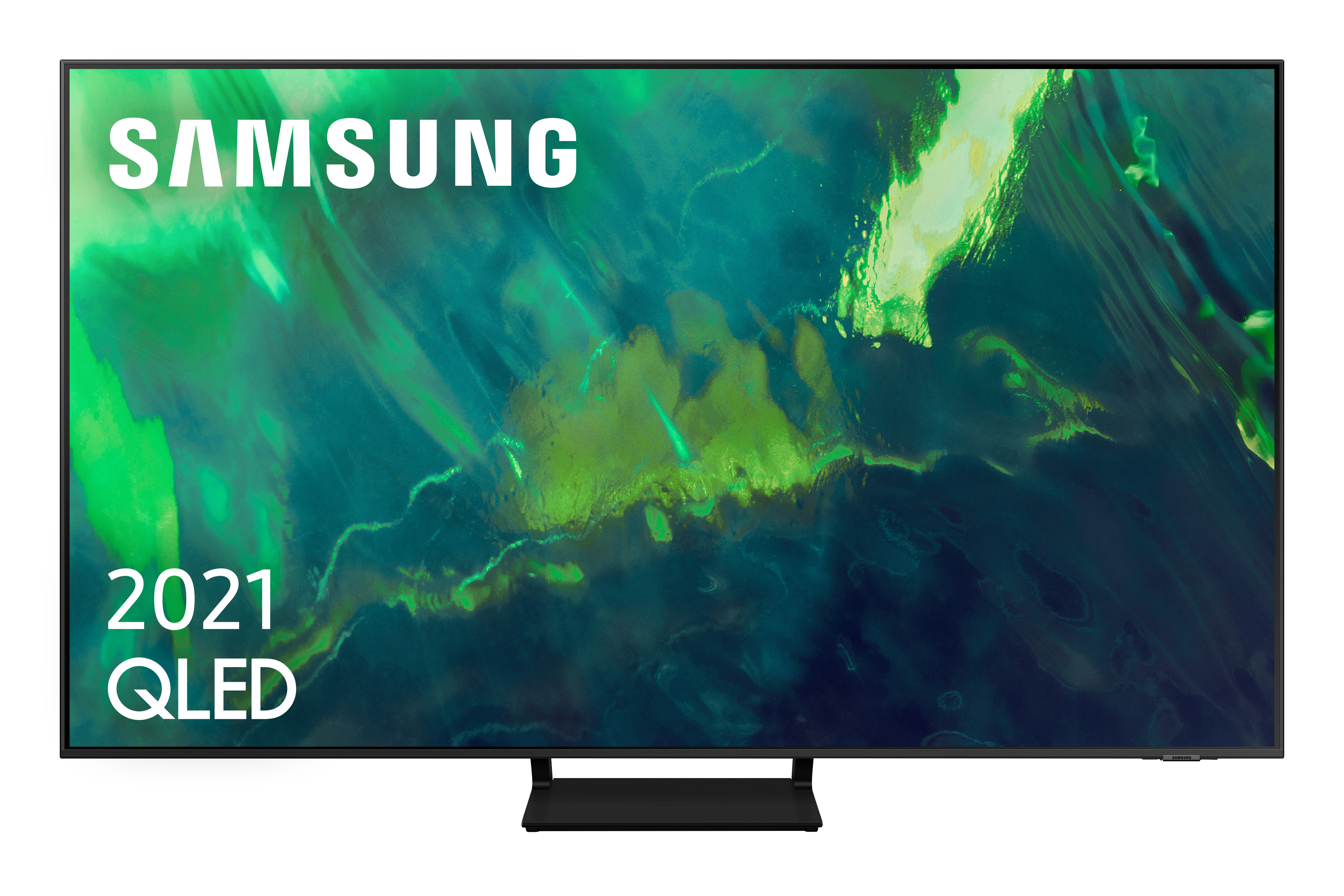 TV QLED 55" - Samsung 55Q70AATXXC, UHD 4K, Quantum 4K, Smart TV, HDR10+, Tizen, Quantum Dot, Negro