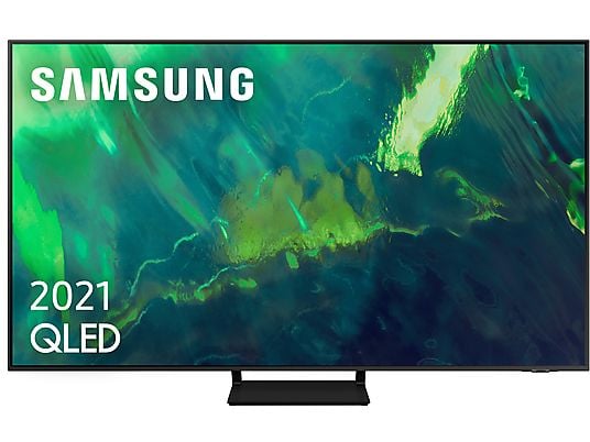 TV QLED 55" - Samsung 55Q70AATXXC, UHD 4K, Quantum 4K, Smart TV, HDR10+, Tizen, Quantum Dot, Negro