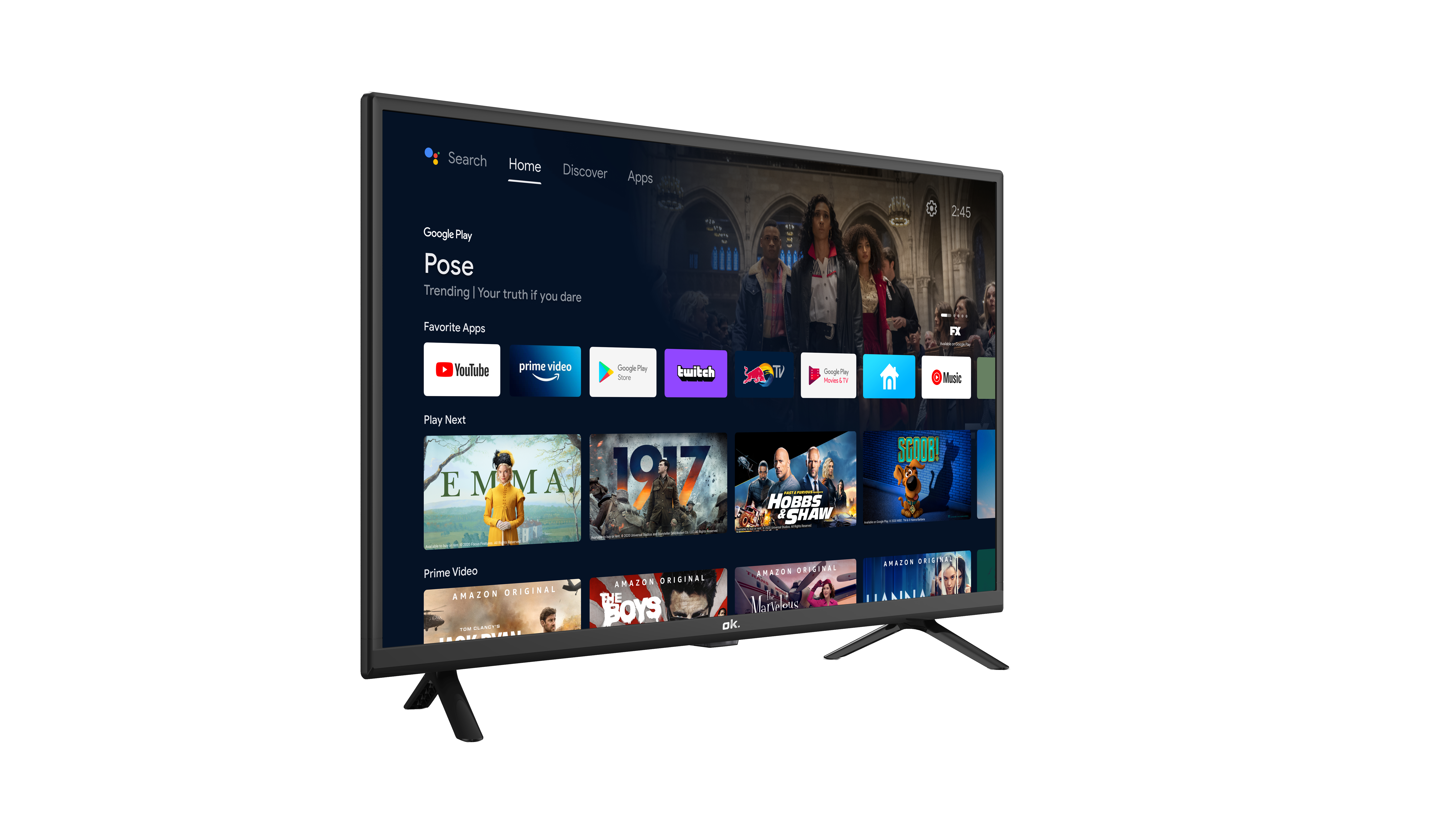 OK. ODL 32950 HC-TAB Android TV (Flat, 32 Zoll / 80 cm, HD-ready)
