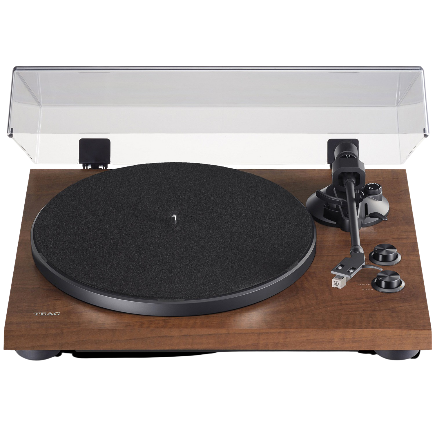Tocadiscos - Teac TN-280BT-A3/WA, Hi-Fi, Inalámbrico, Frecuencia 20Hz a 20kHz, 47k Ohms, 33/45 RPM, MM, Nuez