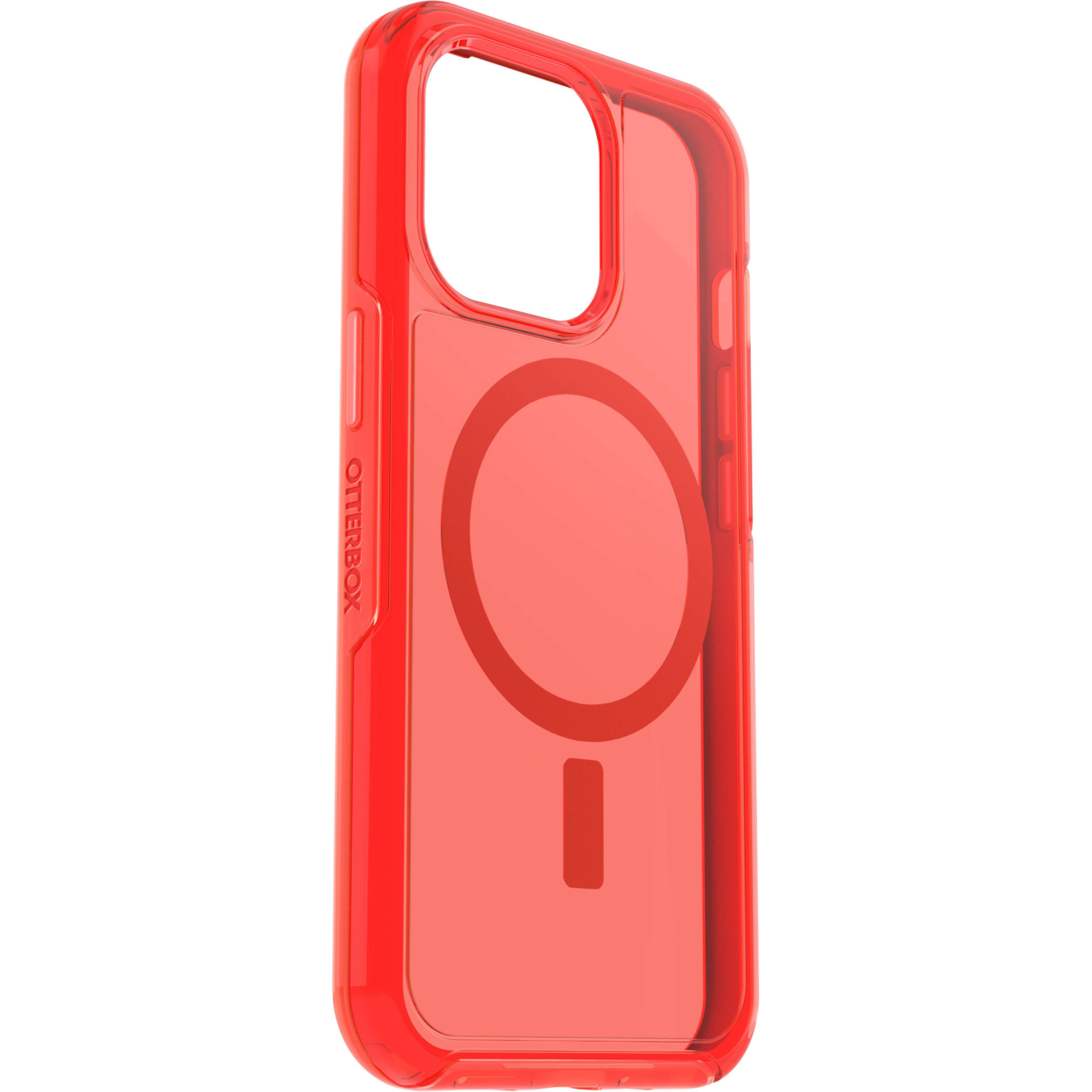 OTTERBOX Symmetry, Backcover, Apple, iPhone 13 Pro, Transparent / Rot