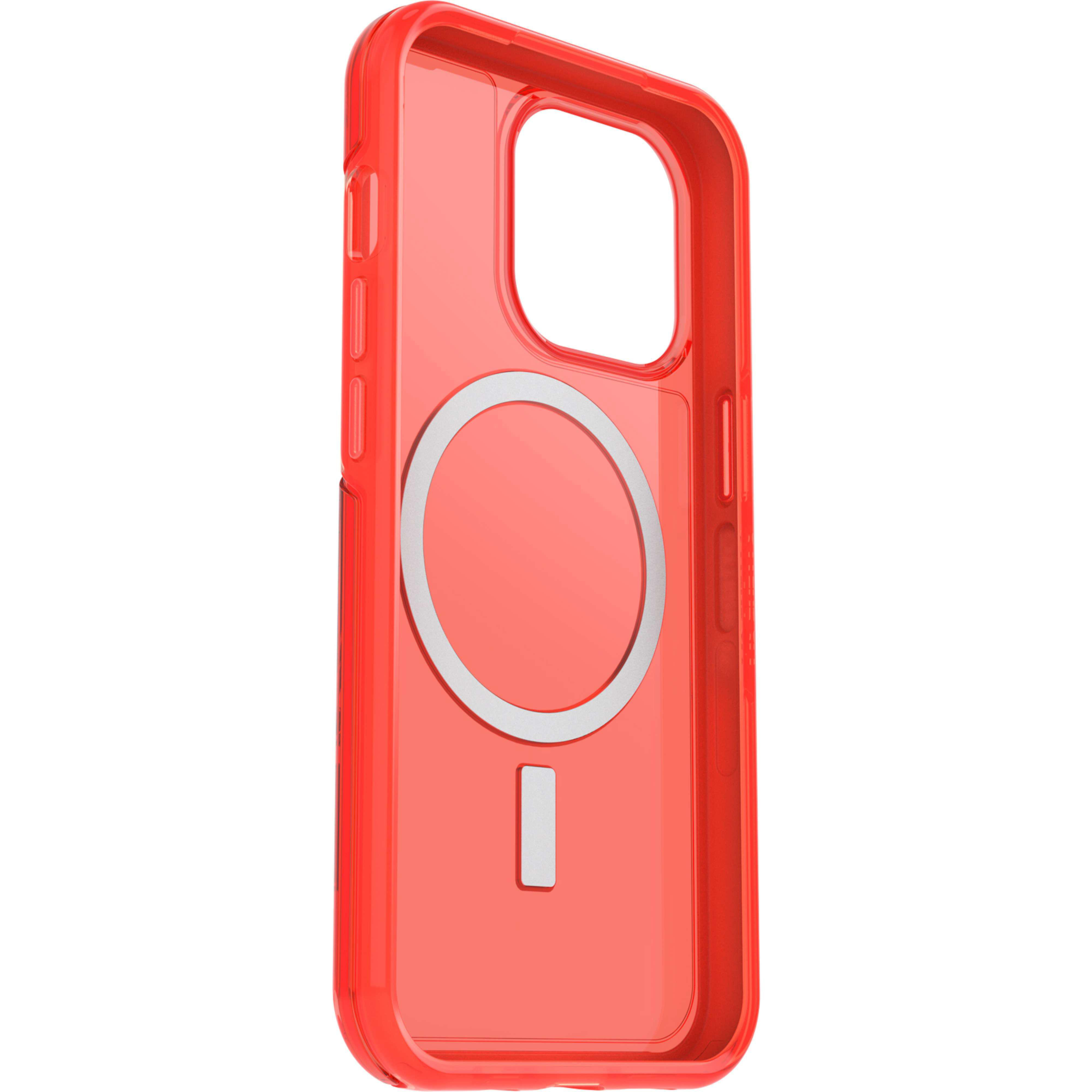 OTTERBOX Symmetry, Backcover, Apple, iPhone 13 Pro, Transparent / Rot