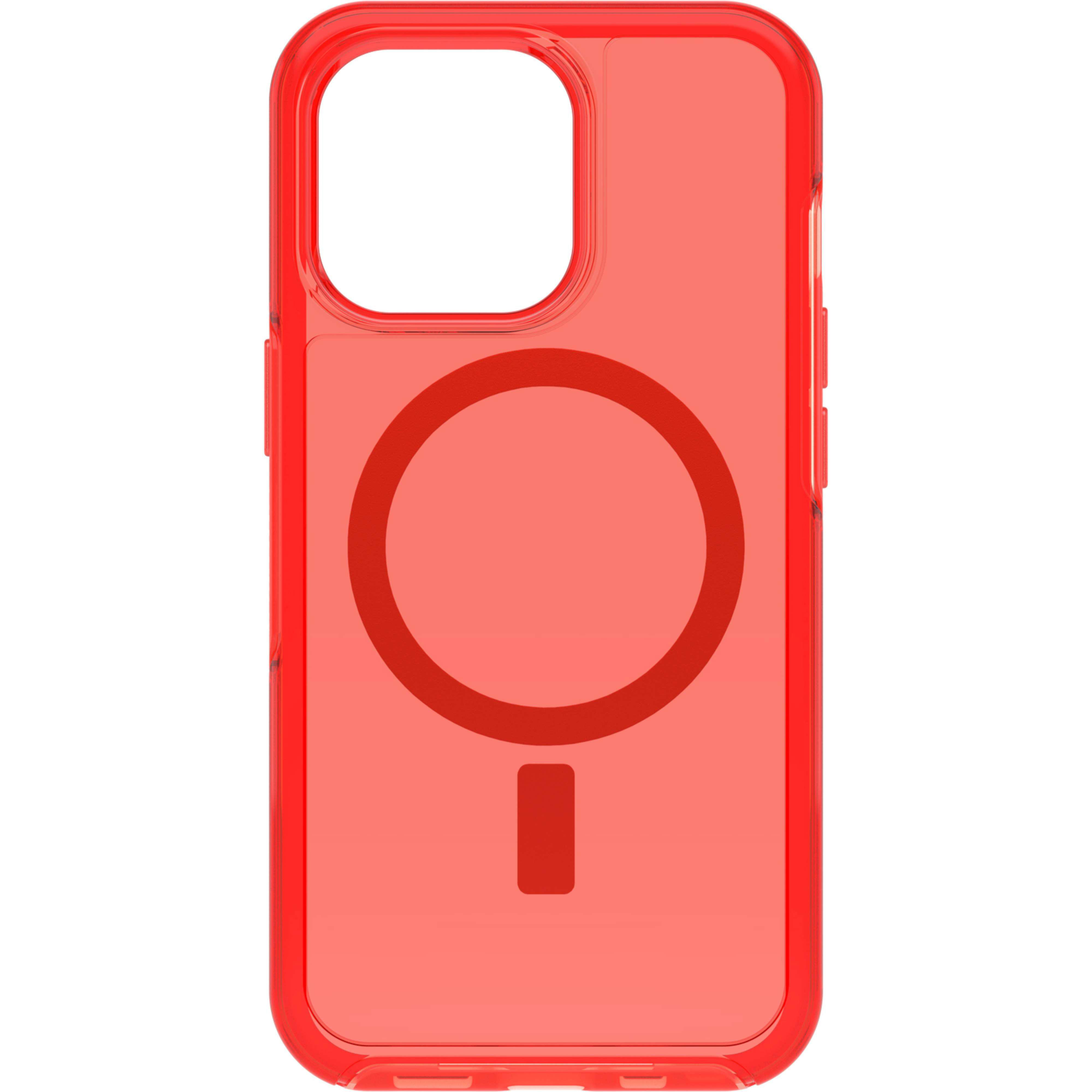 OTTERBOX Symmetry, Backcover, Apple, iPhone 13 Pro, Transparent / Rot