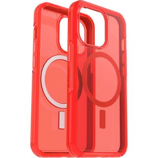 OTTERBOX Symmetry, Backcover, Apple, iPhone 13 Pro, Transparent / Rot