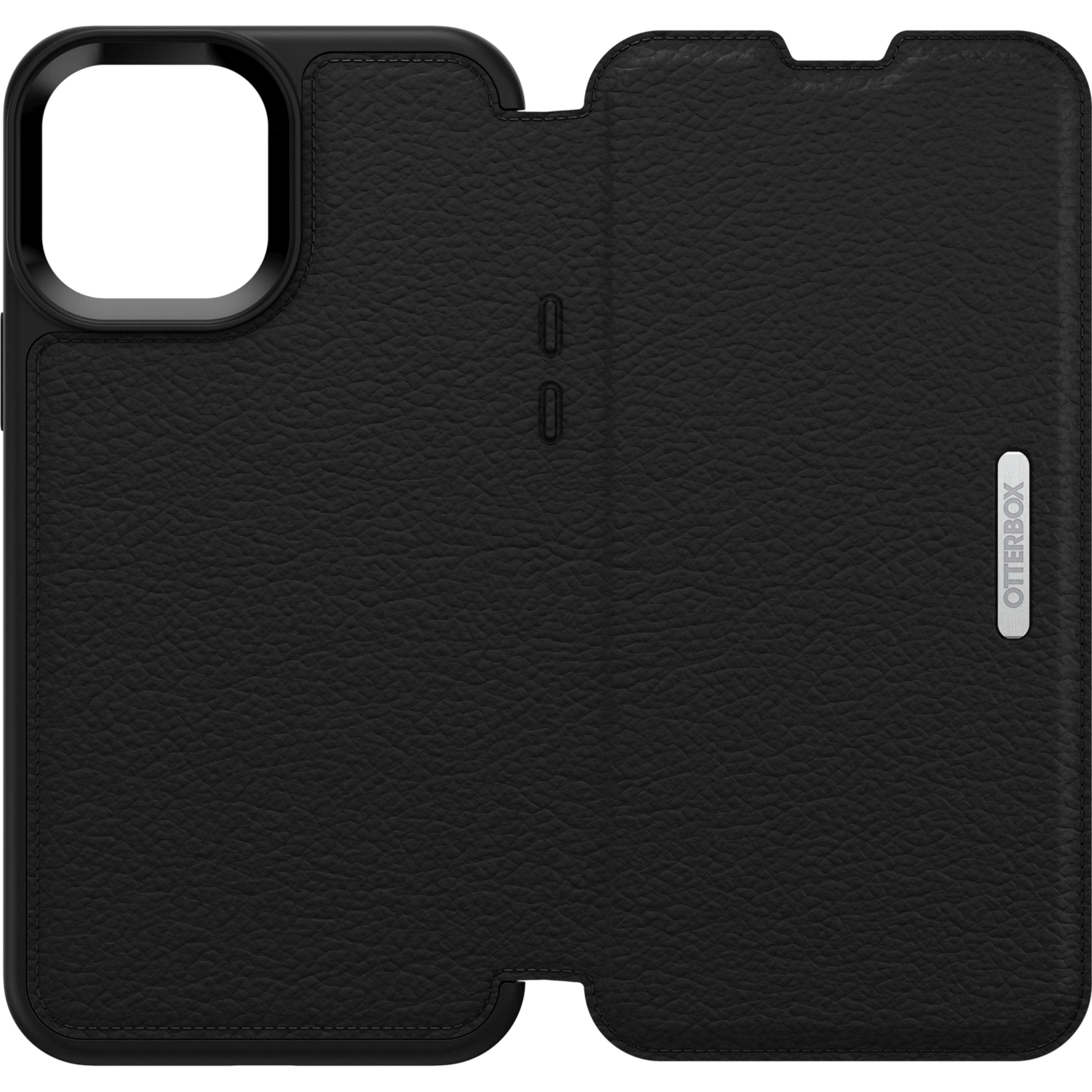 OTTERBOX Strada Folio, Bookcover, Apple, iPhone 13 Pro Max, Schwarz