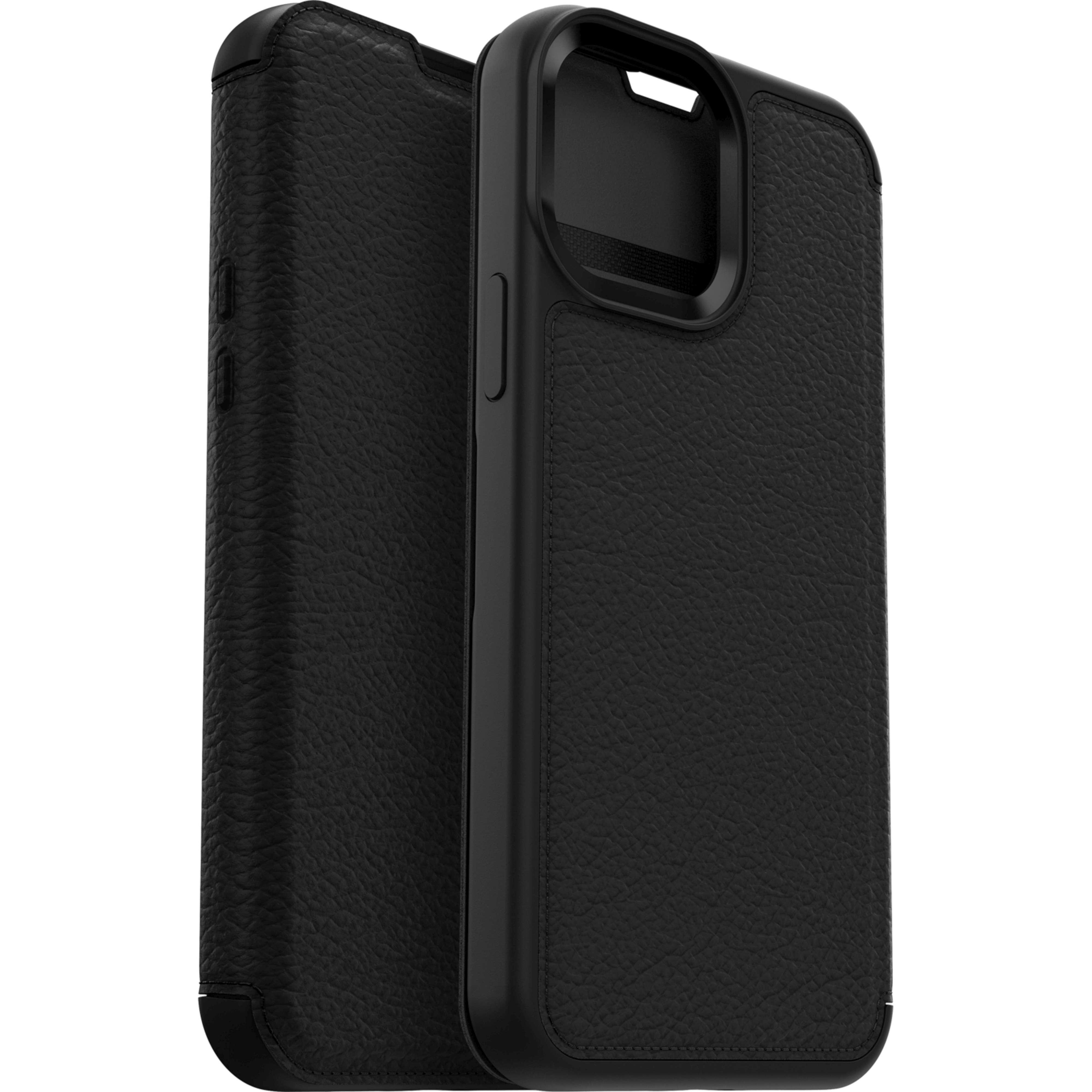 OTTERBOX Strada Folio, Bookcover, Apple, iPhone 13 Pro Max, Schwarz