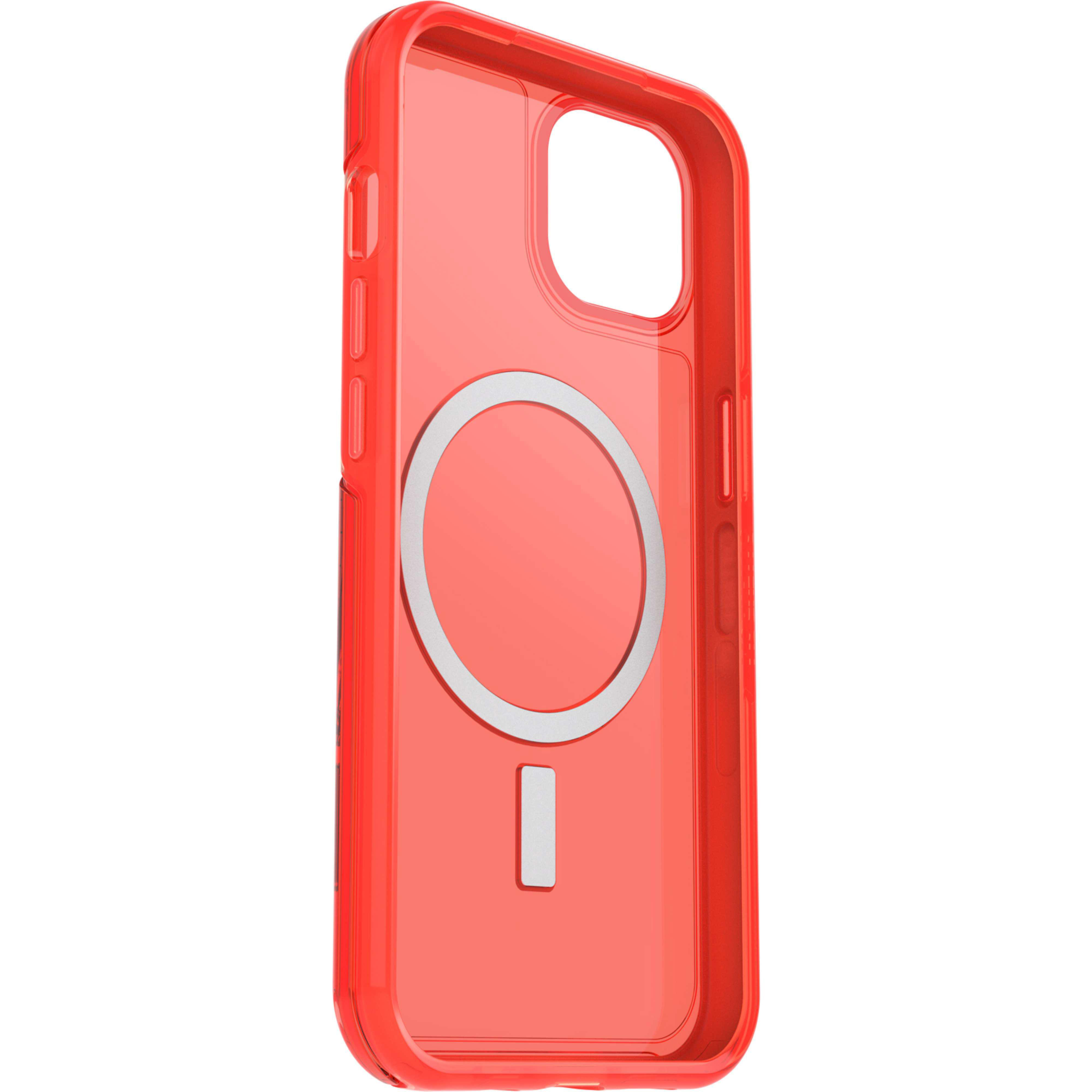 OTTERBOX Symmetry, Backcover, Apple, iPhone 13, Transparent / Rot
