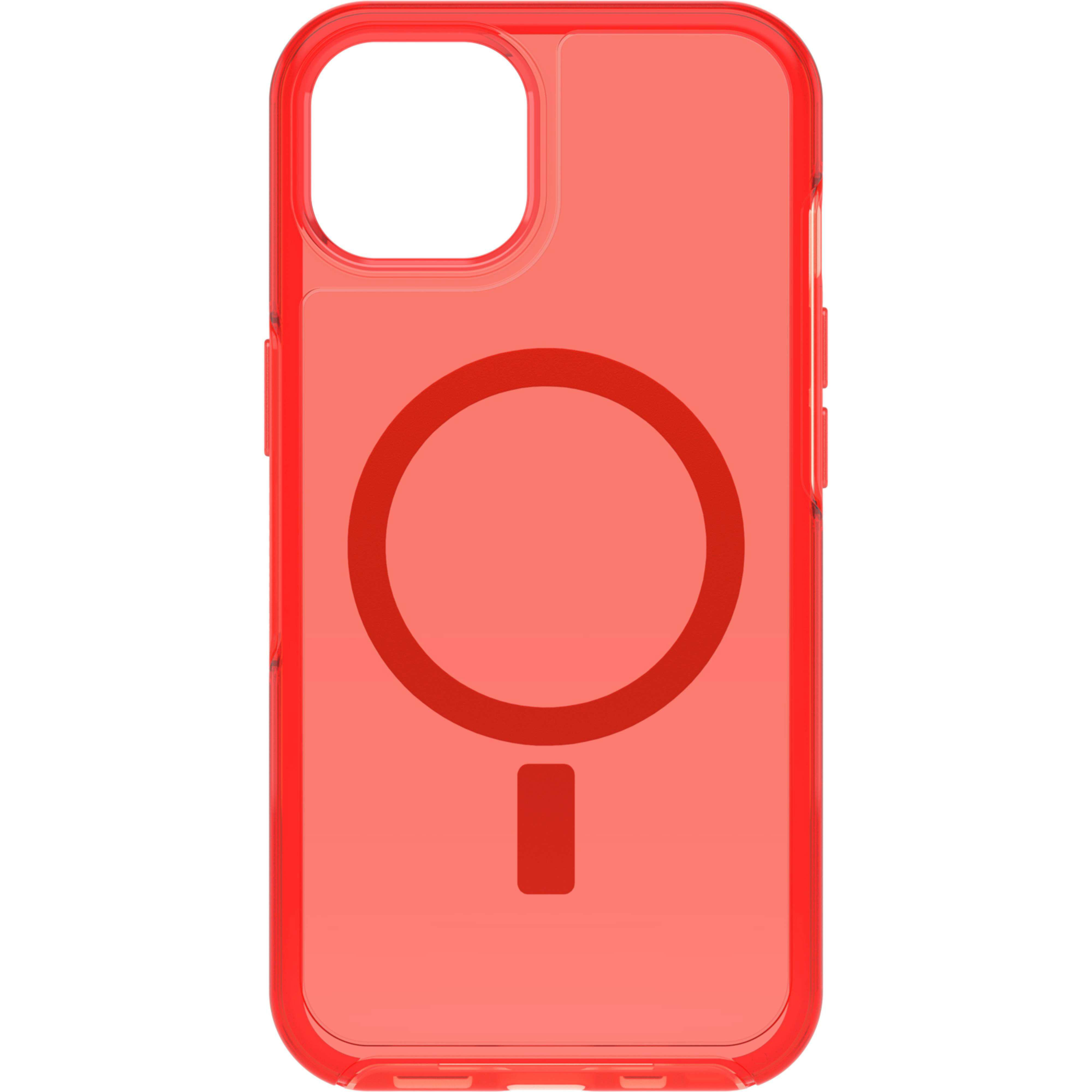 OTTERBOX Symmetry, Backcover, Apple, iPhone 13, Transparent / Rot
