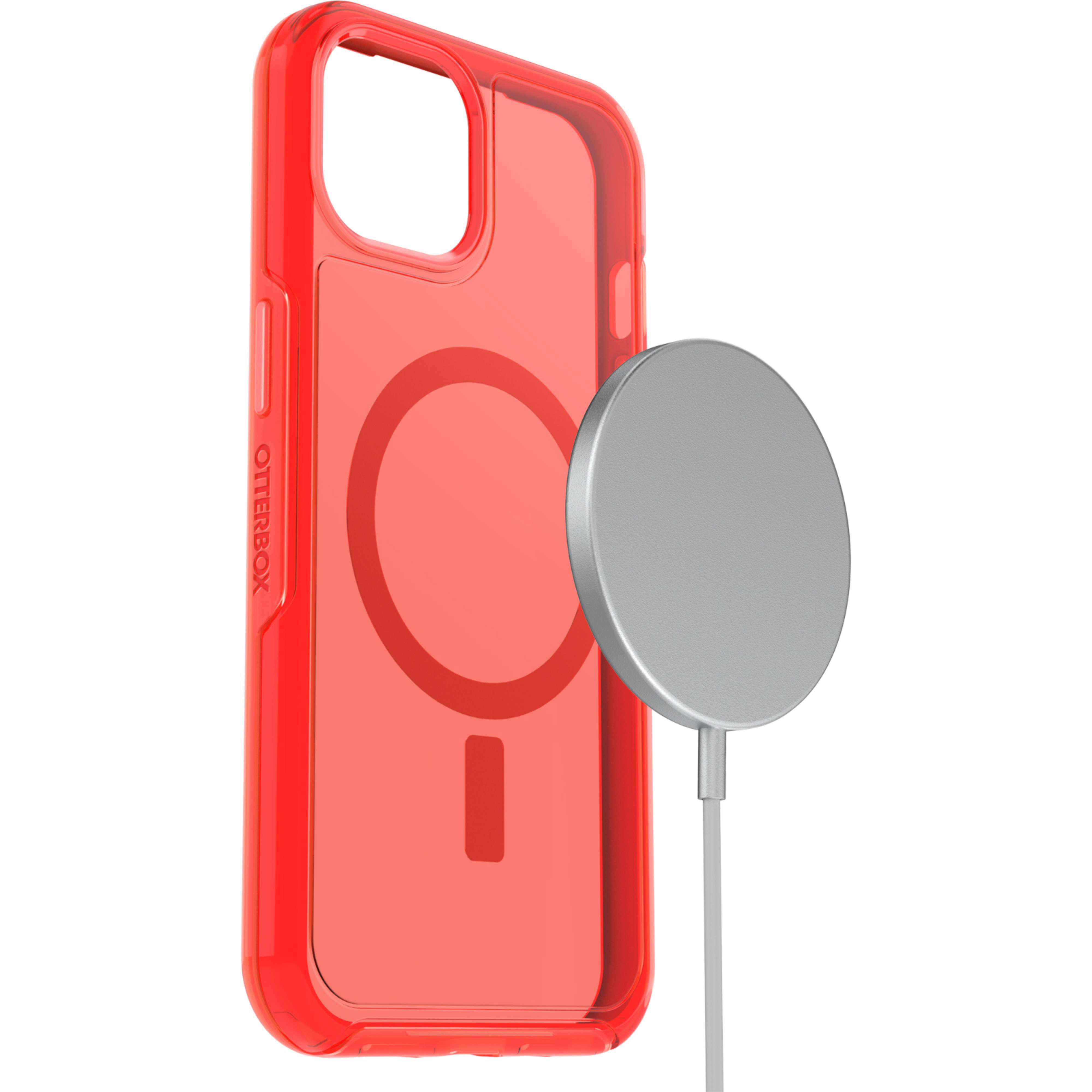 OTTERBOX Symmetry, Backcover, Apple, iPhone 13, Transparent / Rot