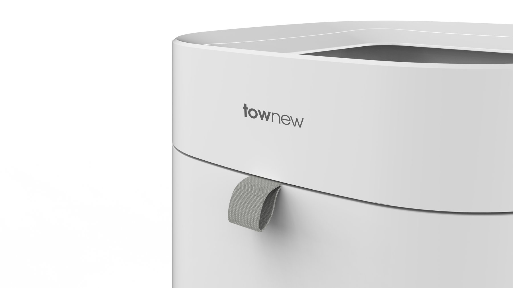 TOWNEW T Air Lite Tam Otomatik Akıllı Çöp Kovası Beyaz