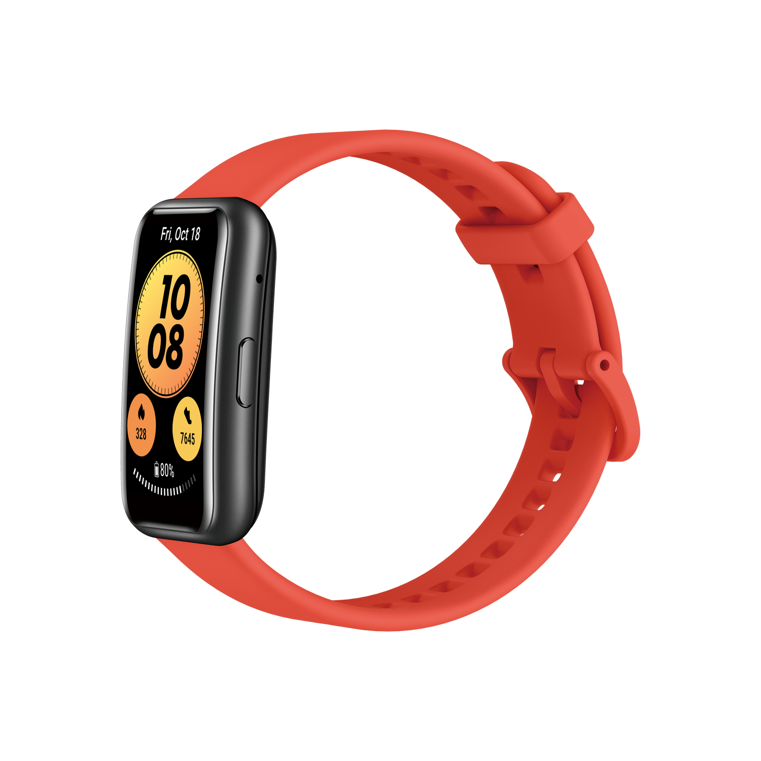 Smartwatch - Huawei Watch Fit New, 21 cm, AMOLED 1.64", GPS, 5ATM, Medición oxígeno en sangre, Rojo