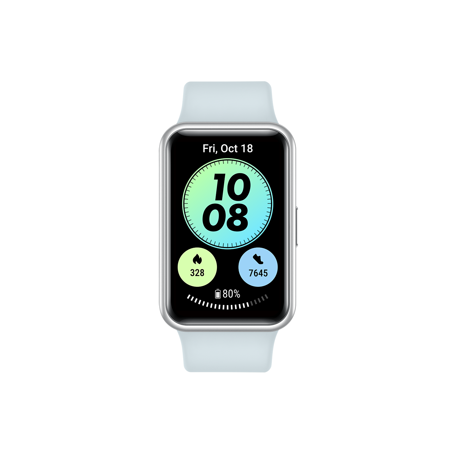 Smartwatch - Huawei Watch Fit New, 21 cm, AMOLED 1.64", GPS, 5ATM, Medición oxígeno en sangre, Azul