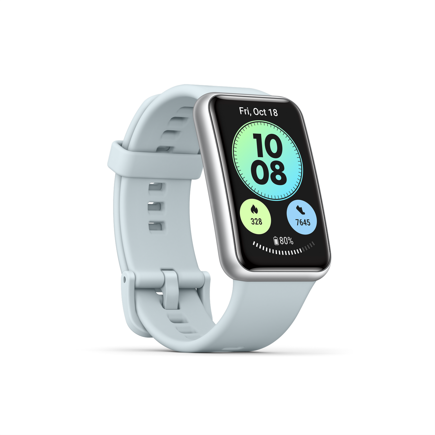 Smartwatch - Huawei Watch Fit New, 21 cm, AMOLED 1.64", GPS, 5ATM, Medición oxígeno en sangre, Azul