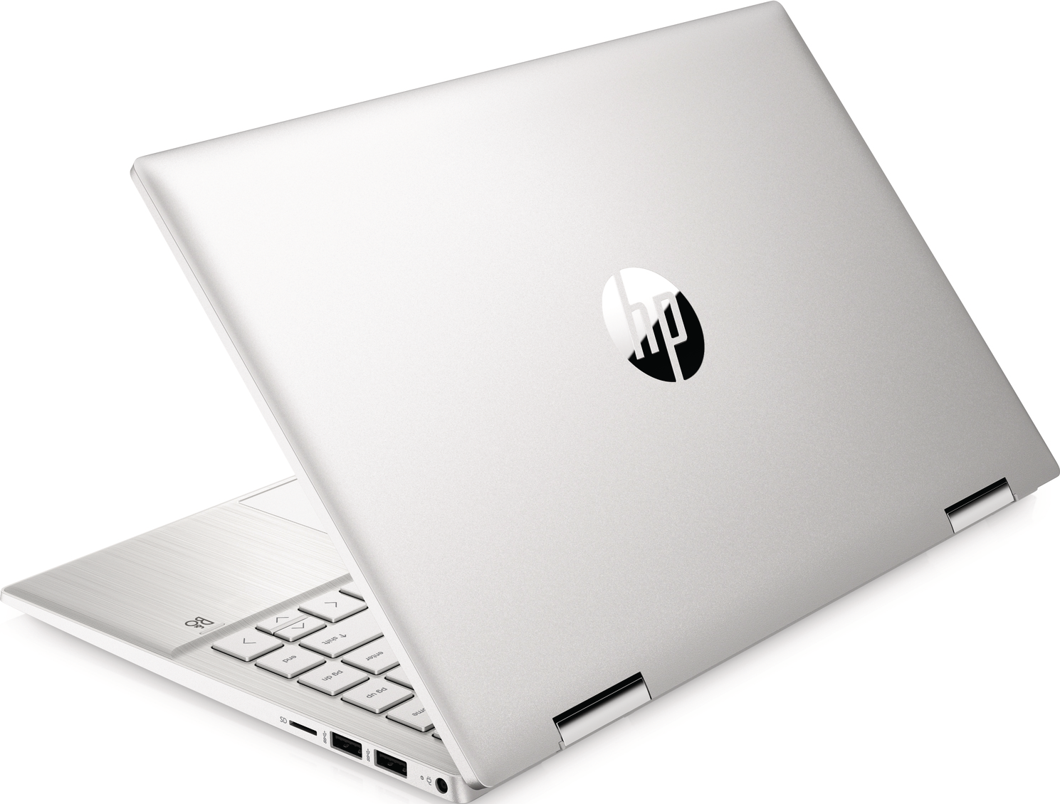 HP Pavilion x360 14-dy0744nz - Convertible 2 in 1 Laptop (14 ", 256 GB SSD, Natural Silver)