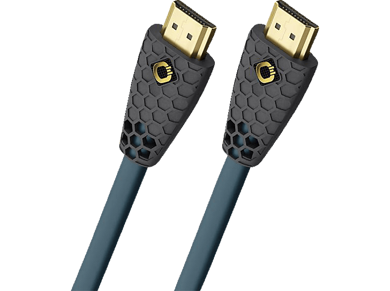 OEHLBACH Flex Evolution 8K HDMI Kabel, Petrol Blau/Anthrazit