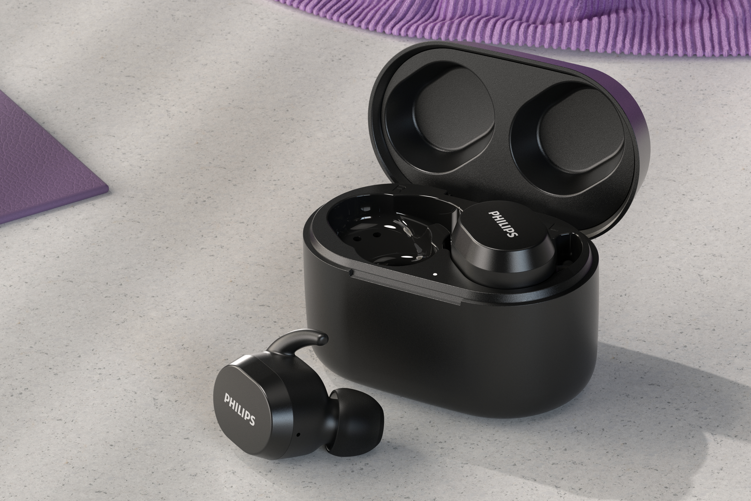 PHILIPS TAT3216BK/00, In-ear Kopfhörer Bluetooth Schwarz