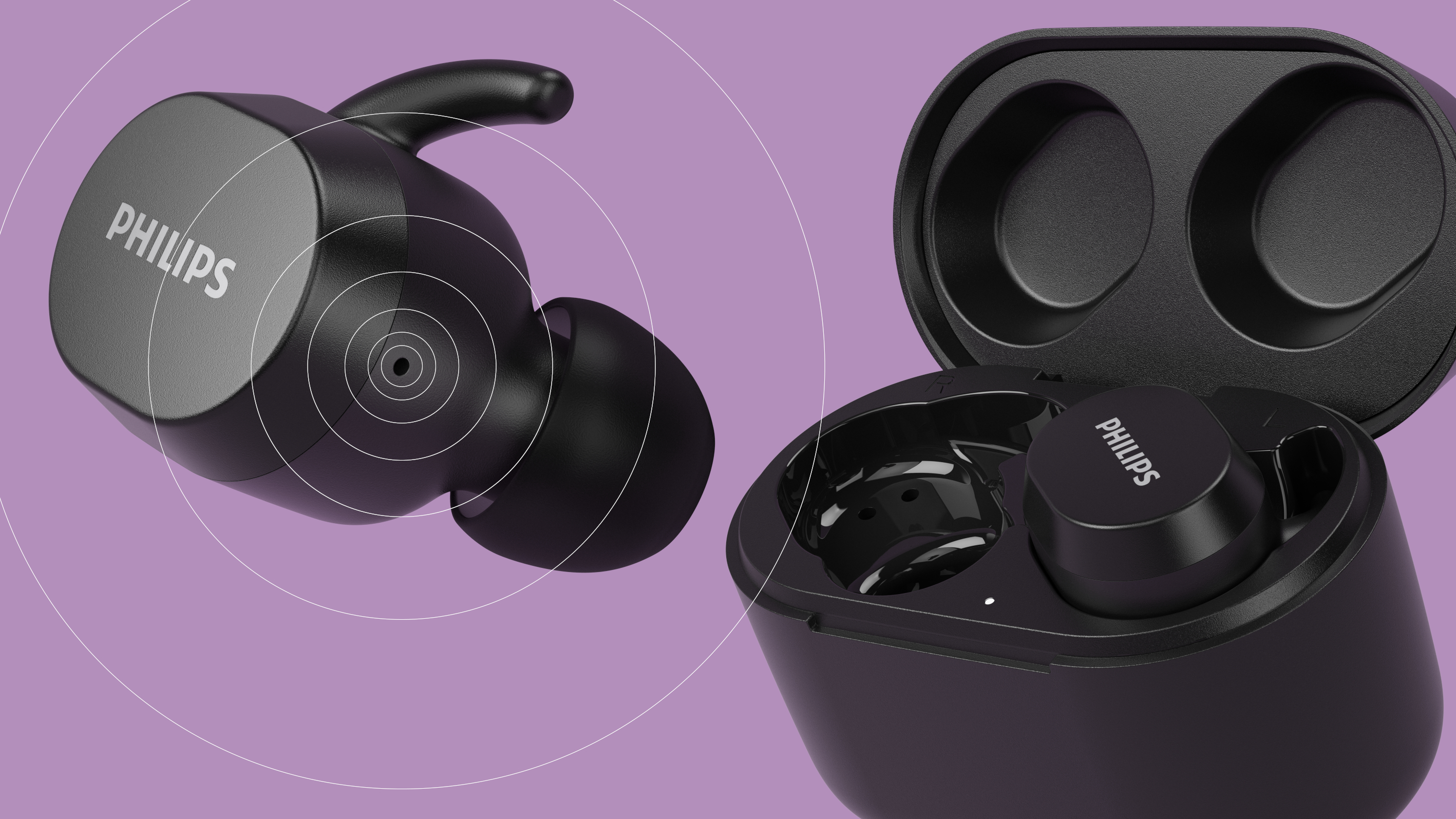 PHILIPS TAT3216BK/00, In-ear Kopfhörer Bluetooth Schwarz