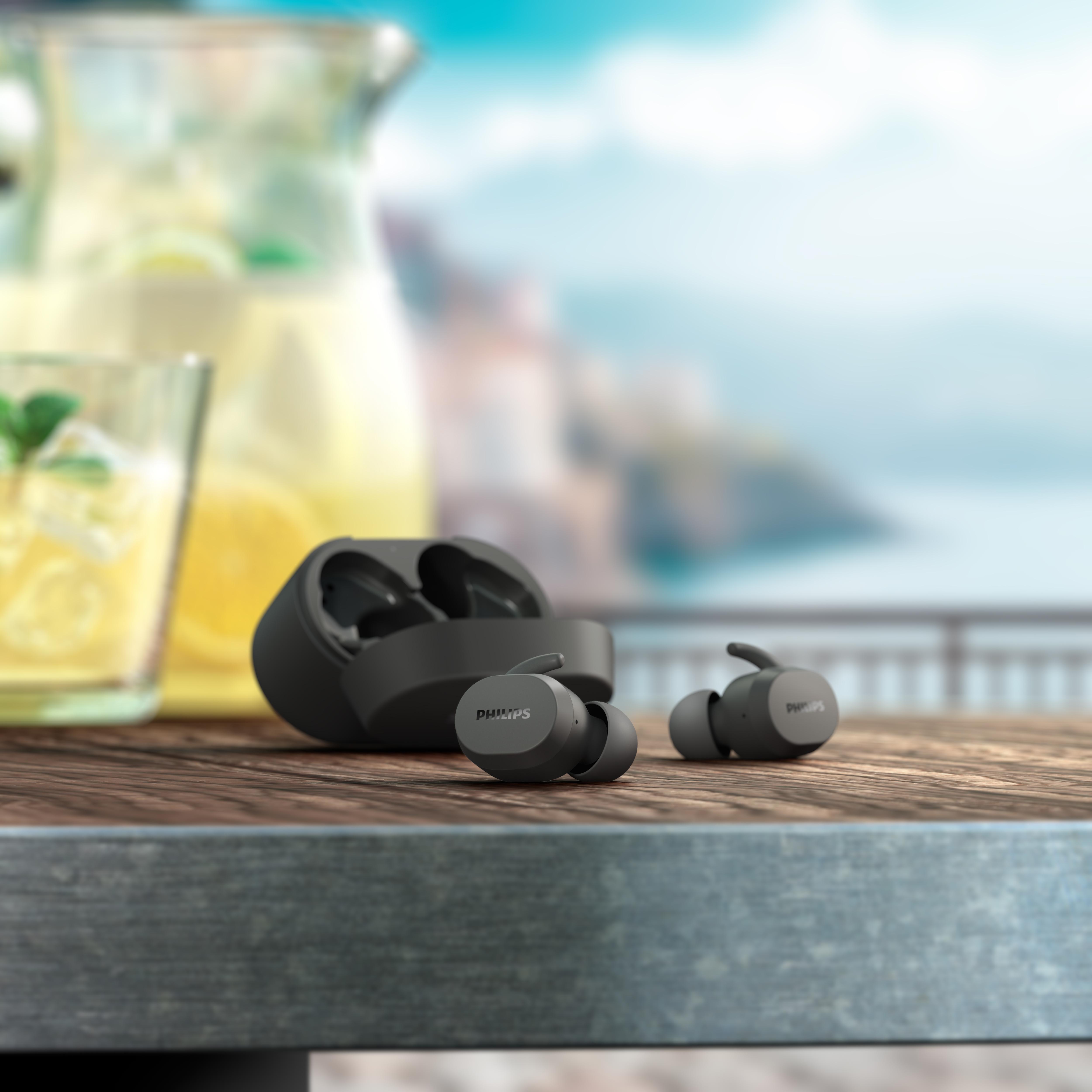 PHILIPS TAT3216BK/00, In-ear Kopfhörer Bluetooth Schwarz