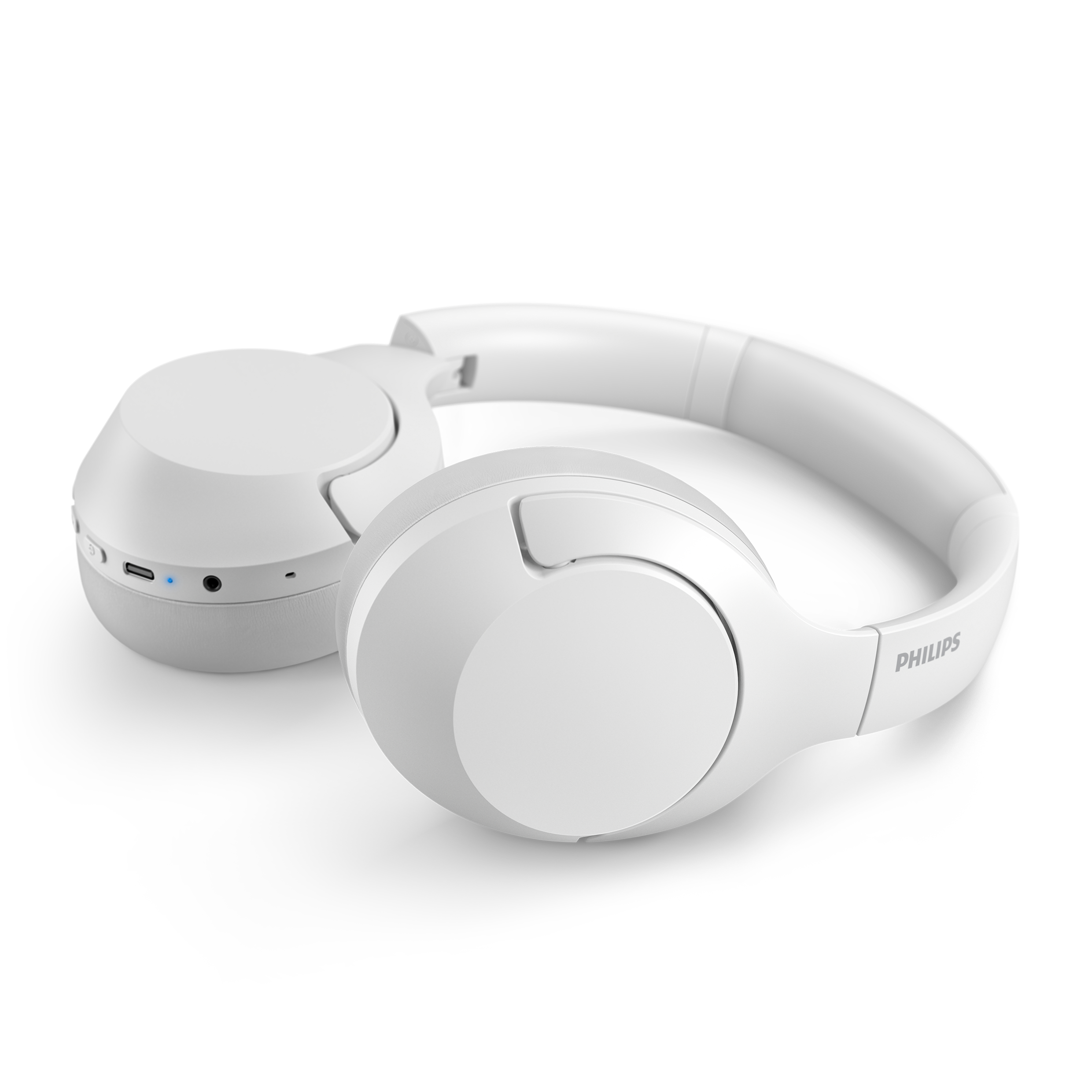 PHILIPS TAH8506WT/00, Over-ear Kopfhörer Bluetooth White