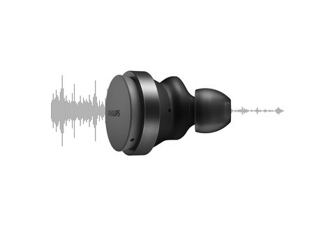 Kopfhörer PHILIPS TAT MediaMarkt BK/00, | 8506 Schwarz Bluetooth In-ear Schwarz Kopfhörer