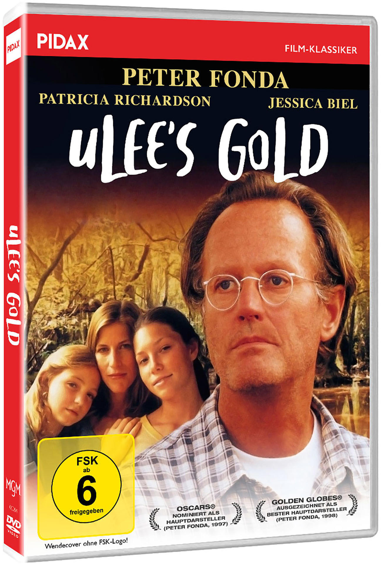 DVD-Hülle von Ulee's Gold. Peter Fonda und Jessica Biel sind zu sehen.