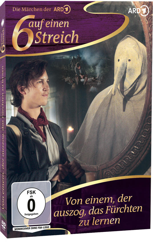 DVD-Cover eines deutschen Films. Ein Mann und eine Figur im Kostüm sind im Bild.