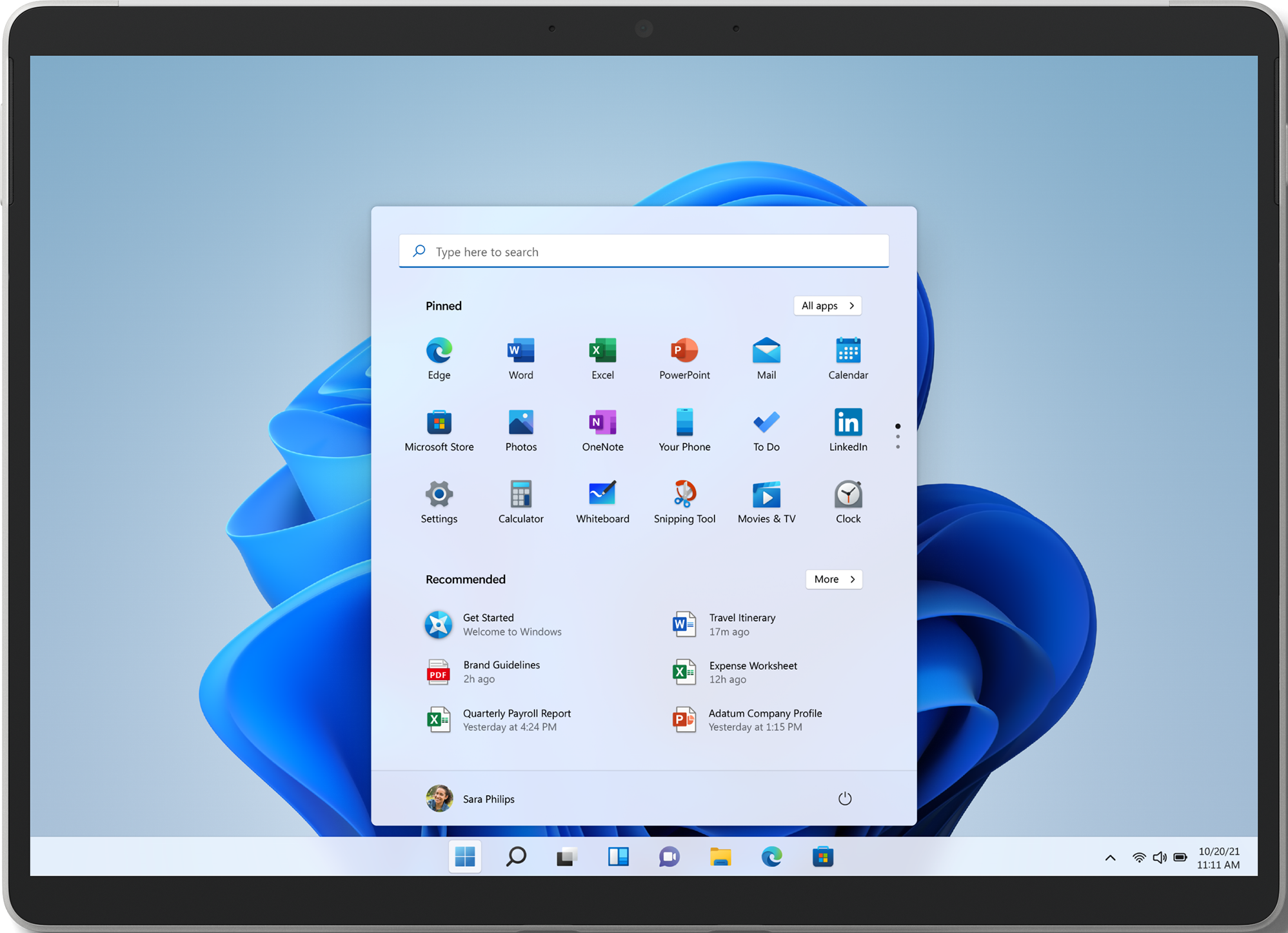 MICROSOFT Surface Pro 8 - Tablet (13 ", 256 GB SSD, Platin)