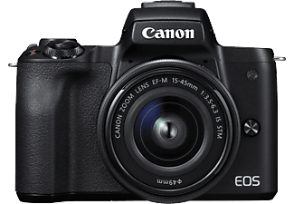 CANON EOS M50 MILC + 15-45 IS Fekete (2680C012) fényképezőgép