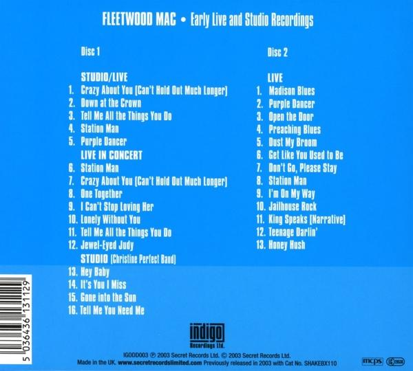 Fleetwood Mac - Madison Blues  - (CD)