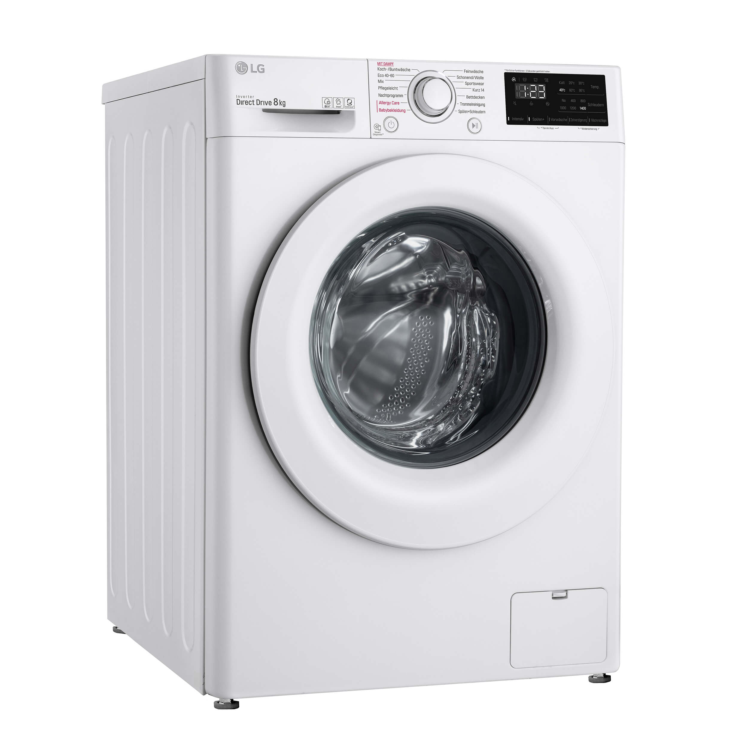 LG F14WM8LN0B Waschmaschine (8 kg, 1360 U/Min., B)