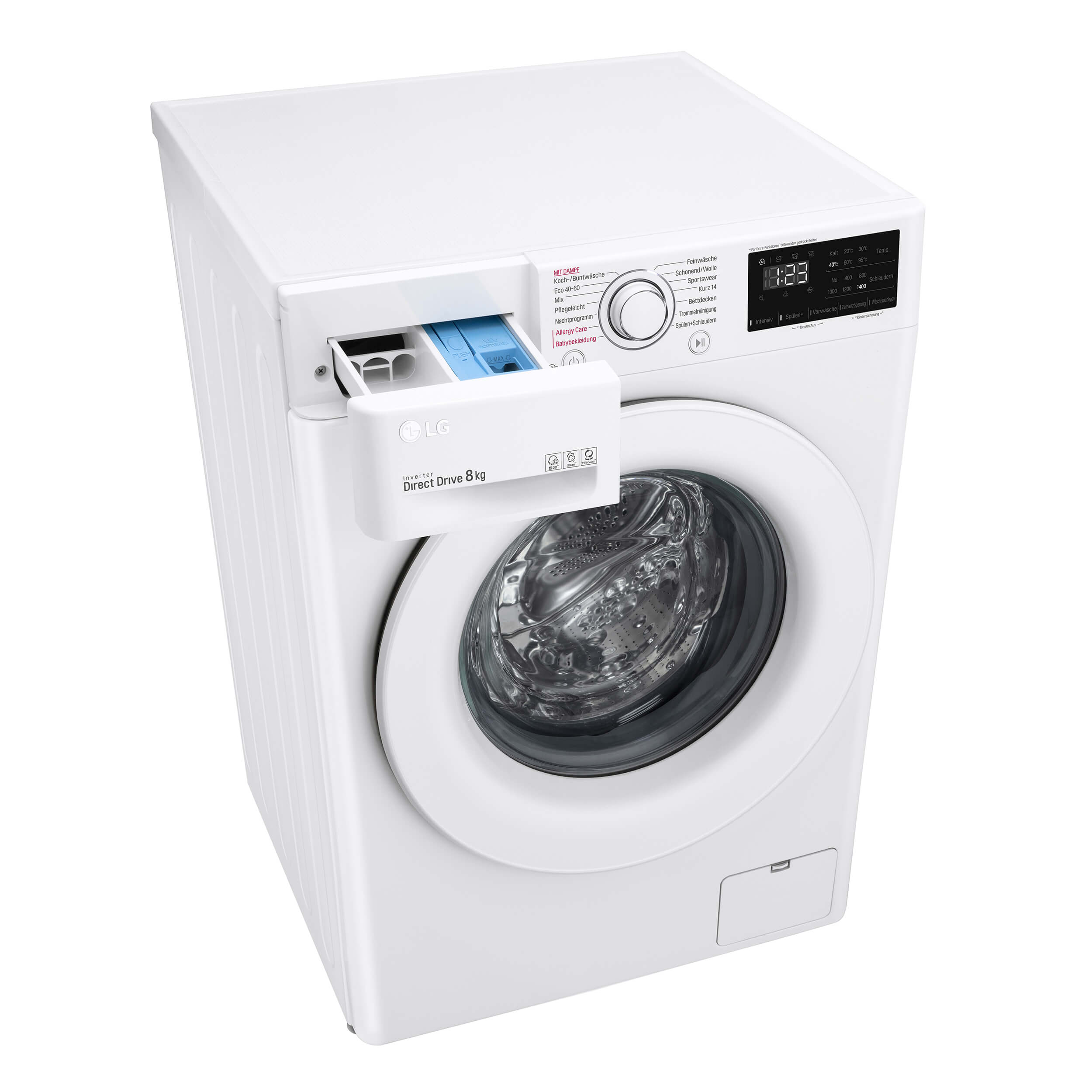 LG F14WM8LN0B Waschmaschine (8 kg, 1360 U/Min., B)