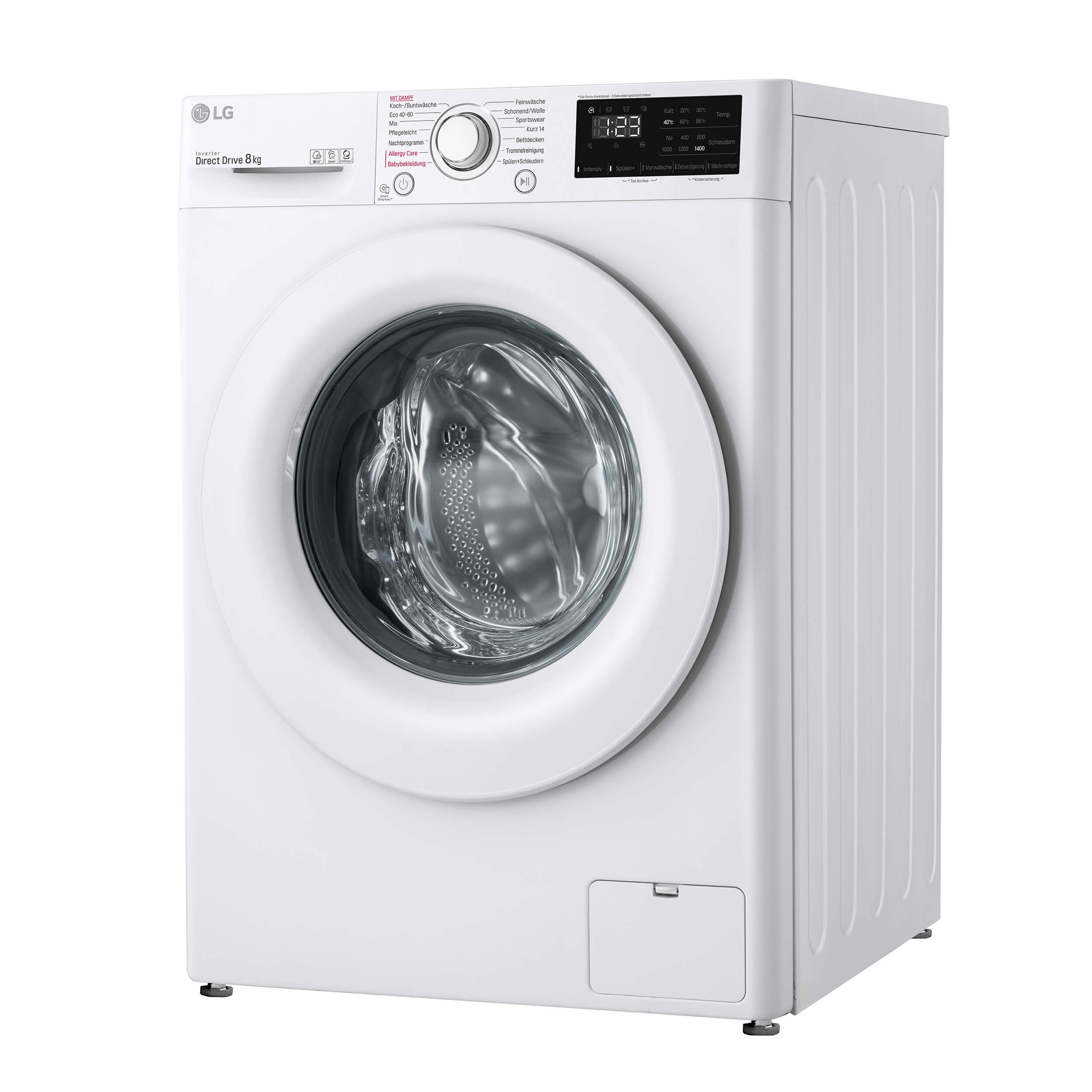 LG F14WM8LN0B Waschmaschine (8 kg, 1360 U/Min., B)