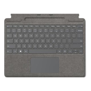 MICROSOFT Surface Pro Signature Keyboard - Tastiera (Platino)