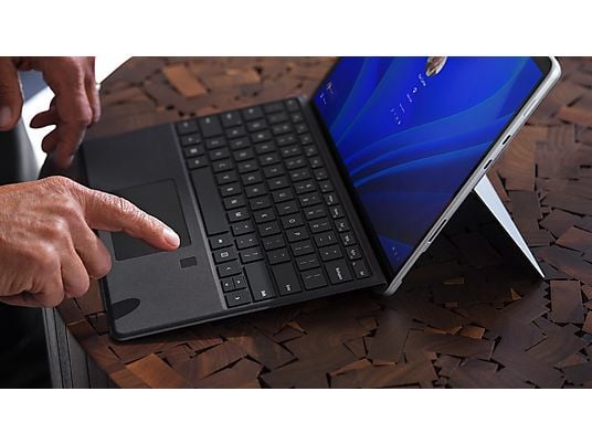 MICROSOFT Surface Pro Signature Keyboard with Fingerprint Reader - Tastatur (Schwarz)