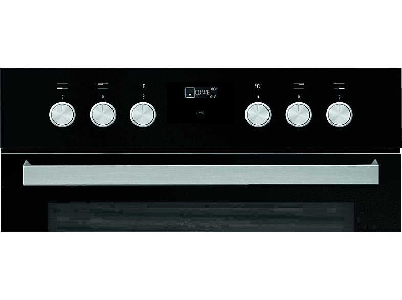 BAUKNECHT HEKO BLACK 500 P, Einbauherdset (Elektro-Kochfeld herdgebunden, A+, 65 l)