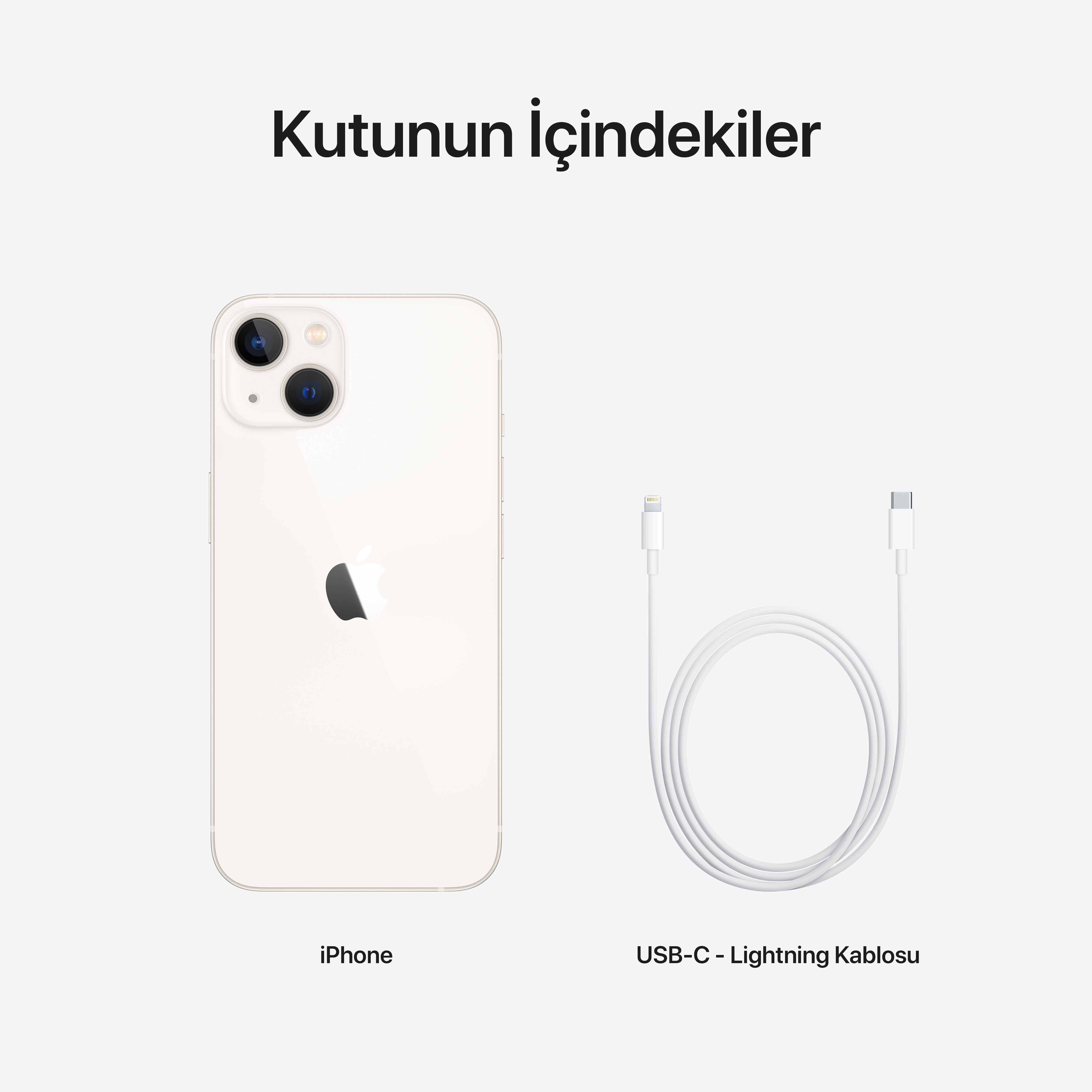 APPLE iPhone 13 256 GB Akıllı Telefon Starlight MLQ73TU/A Fiyat