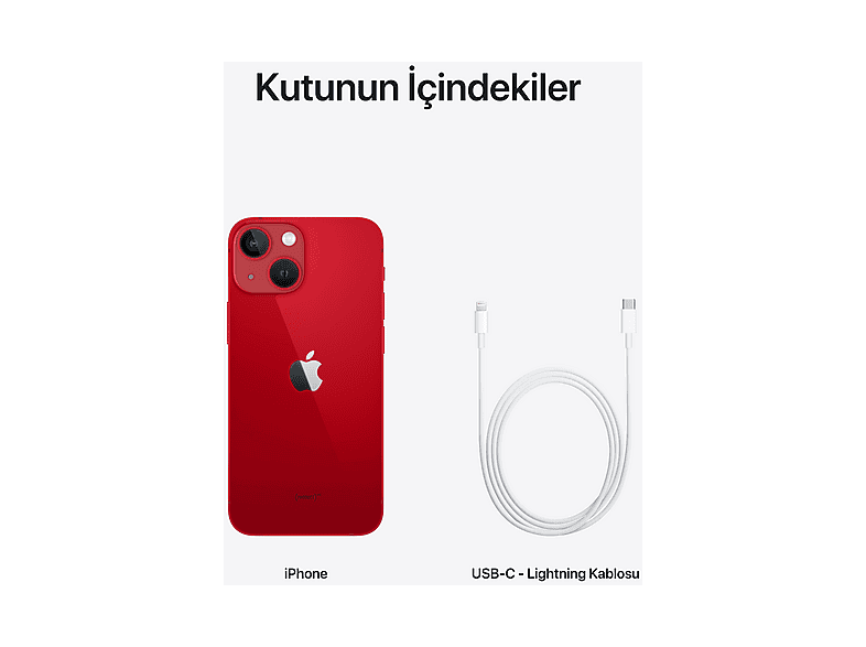 APPLE iPhone 13 Mini 512 GB Akıllı Telefon Kırmızı Fiyat & Özellik