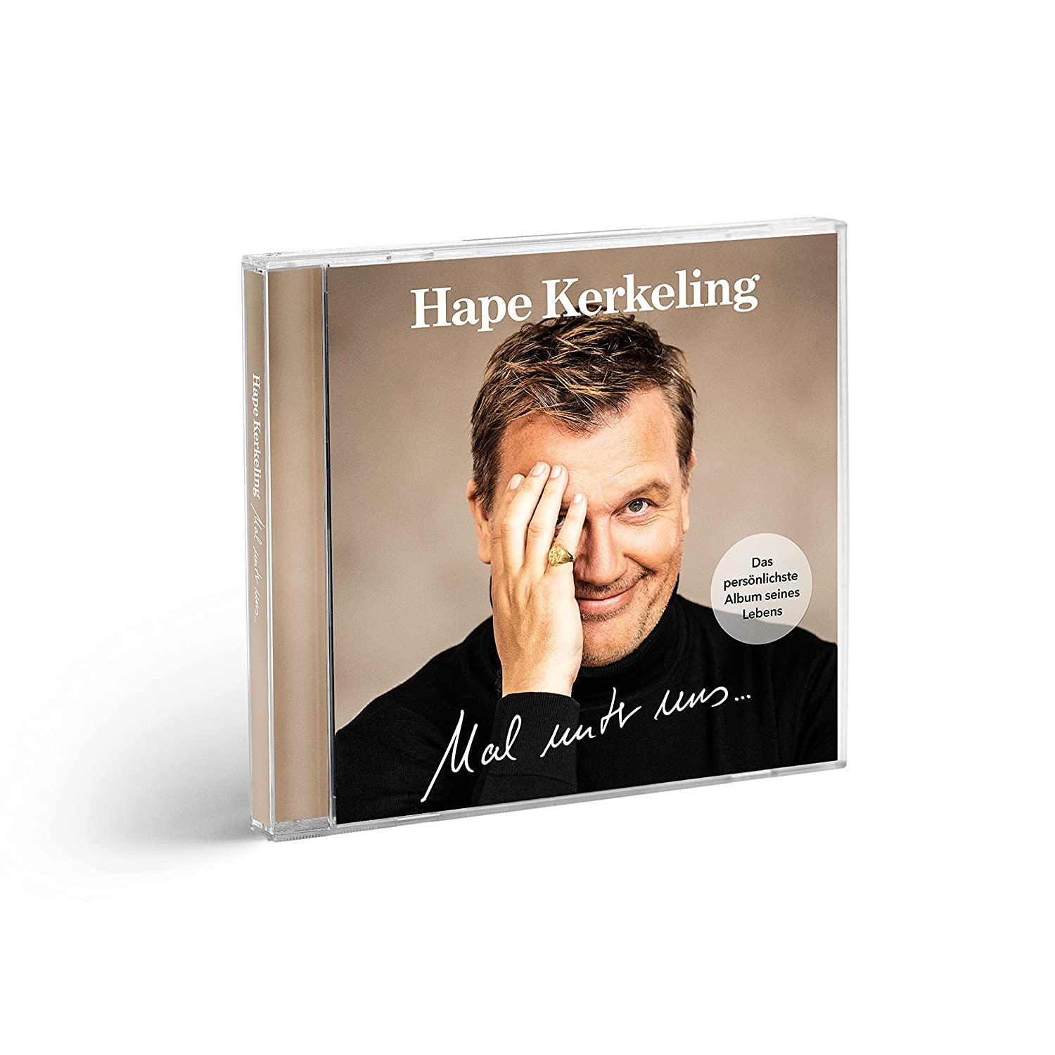 Albumcover mit einem Mann, der sein Auge bedeckt und einen goldenen Ring trägt. Text auf Deutsch.