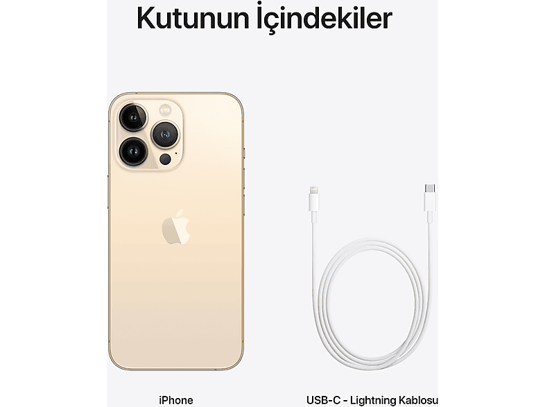 APPLE iPhone 13 Pro 128 GB Akıllı Telefon Gold MLVC3TU/A Fiyat