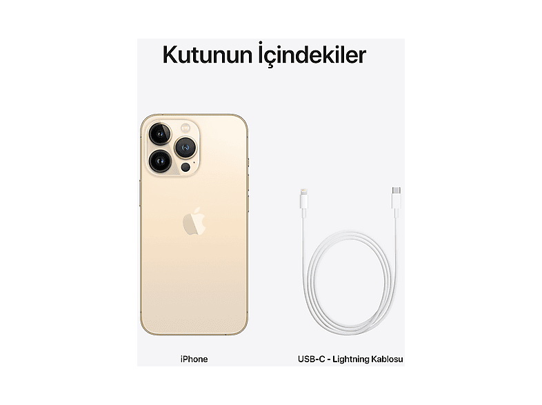 APPLE iPhone 13 Pro 1 TB Akıllı Telefon Gold MLVY3TU/A Fiyat