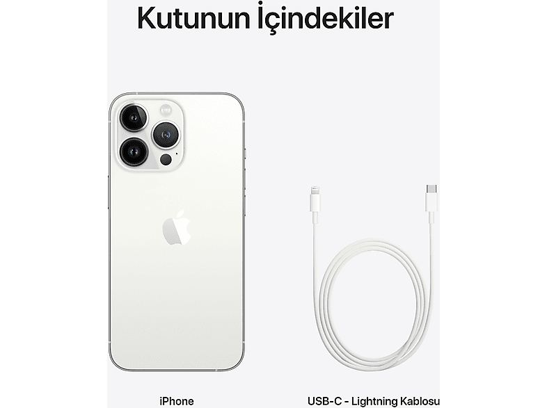 APPLE iPhone 13 Pro 1 TB Akıllı Telefon Silver MLVW3TU/A Fiyat