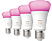 PHILIPS HUE Bluetooth Ledlamp wit en gekleurd licht 4-pack E27 (32840200)