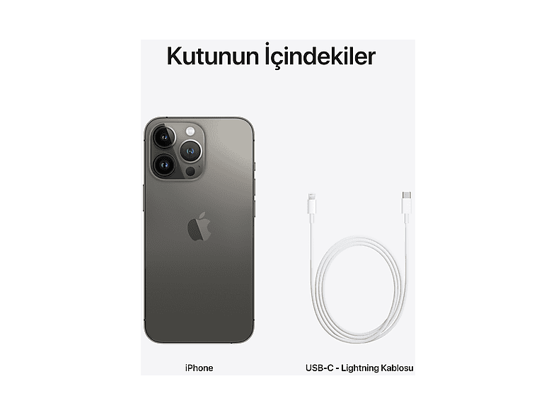 APPLE iPhone 13 Pro 256 GB Akıllı Telefon Graphite MLVE3TU/A Fiyat